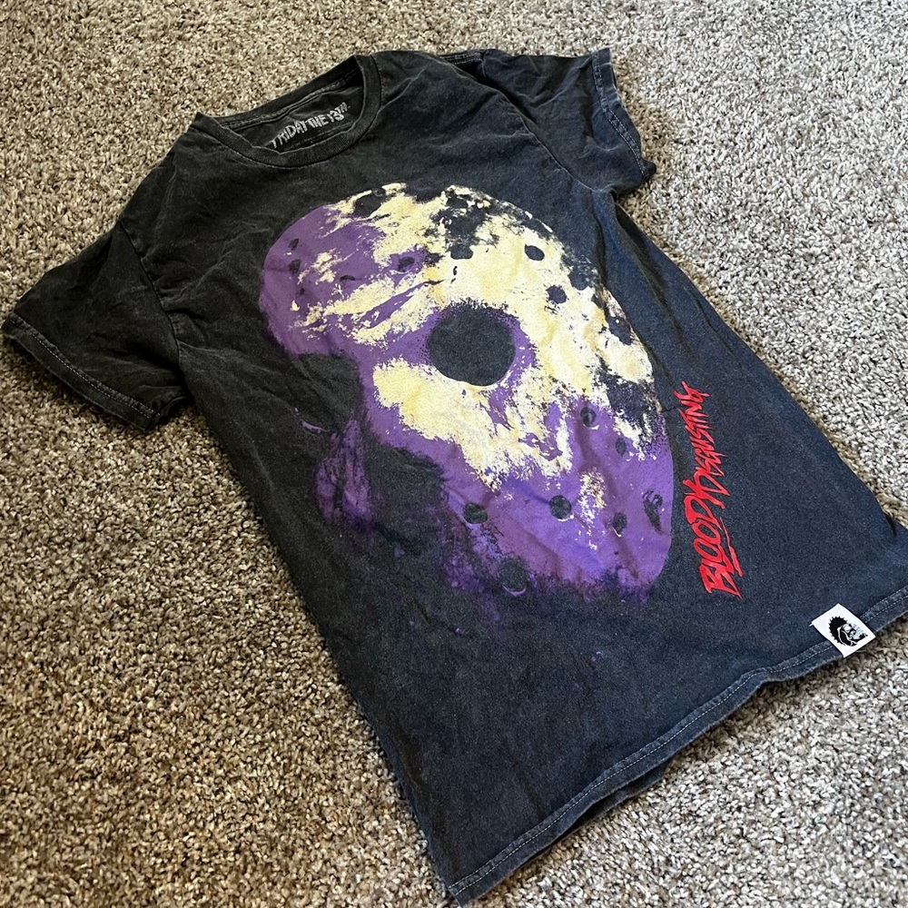Blood Harmony Black and Purple Graphic Tee